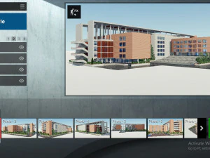 brick building 1 3D Model