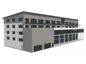 building 6 3D 모델