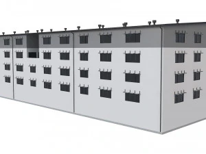 building 6 3D Model