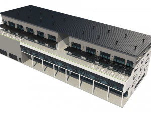 building 6 3D Model