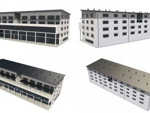 building 6 3D Model