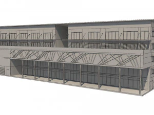 building 6 3D Model
