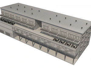 building 6 3D Model