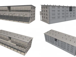 building 6 3D Model