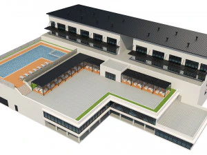 health club 1 3D Model