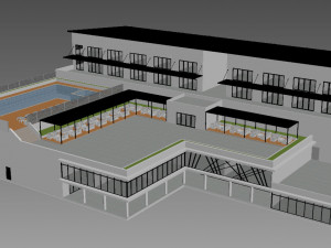 health club 1 Model 3D
