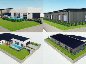 australian houses set 1 Modelo 3D