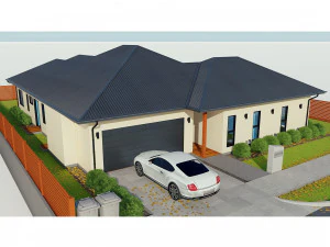 australian houses set 1 3D Model