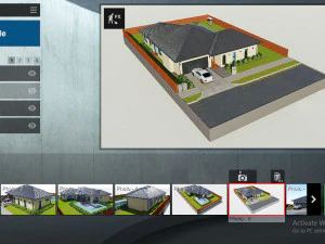 australian houses set 1 3D Model