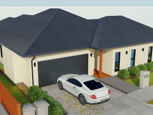 australian house 4 Modello 3D