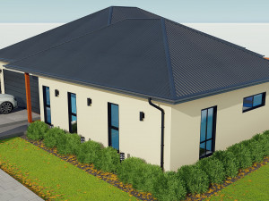 australian house 4 Modello 3D