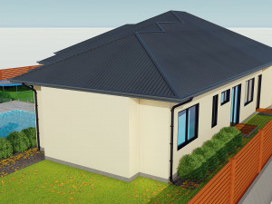 australian house 4 Modello 3D