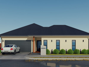 australian house 4 Modello 3D