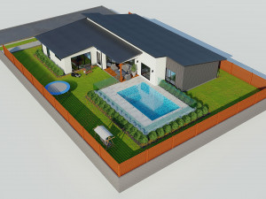 australian house 5 Model 3D