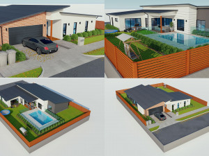 australian house 5 Model 3D