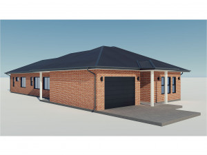 brick house 1 3D 모델