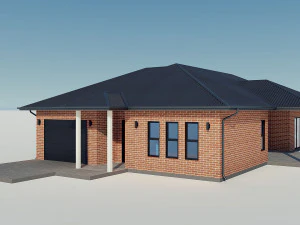 brick house 1 3D Model