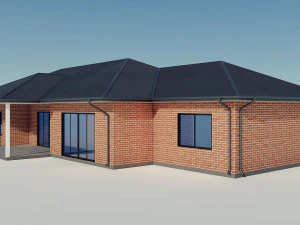 brick house 1 3D Model