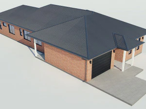 brick house 1 3D Model