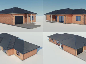 brick house 1 3D Model
