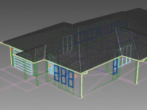 brick house 1 3D Model