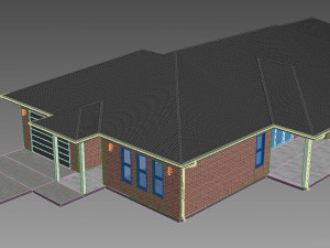 brick house 1 3D मॉडल
