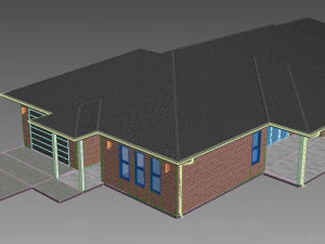 brick house 1 3D Model
