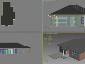 brick house 1 3D Model