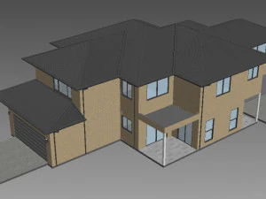 brick house 2 3D Model