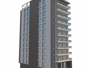 apartment building 13 Model 3D
