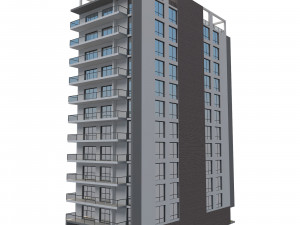 apartment building 13 Model 3D