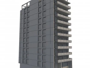 apartment building 13 3D Model