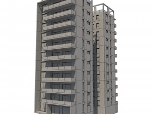 apartment building 13 Model 3D