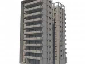apartment building 13 3D Model