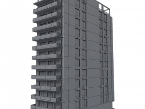 apartment building 13 Model 3D