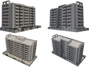 apartment building 14 3D Model