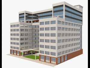 building 4 3D 모델