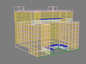 building 4 3D 모델