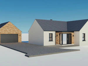 modern house 11 3D Model