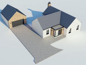 modern house 11 3D Модель