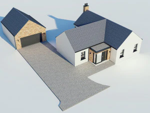 modern house 11 3D Model