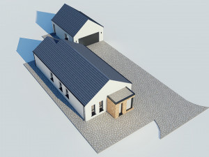 modern house 12 Modelo 3D