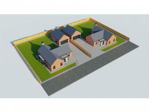 single family house 1 3D 모델