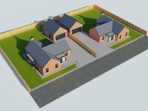 single family house 1 3D मॉडल