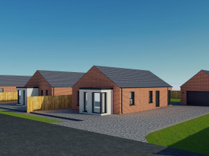 single family houses 2 3D Model