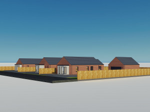 single family houses 2 3D Model