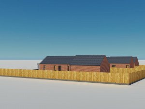 single family houses 2 3D Model
