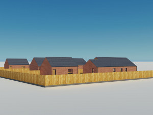single family houses 2 3D Model