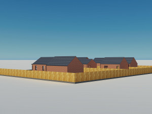 single family houses 2 3D Model