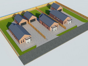 single family houses 2 3D Model